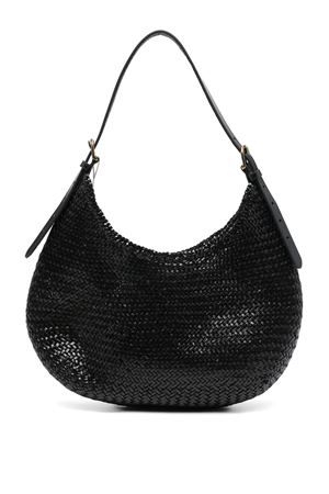 Black Luna Mezza shoulder bag DRAGON DIFFUSION | 8021DGS6MATBLACK